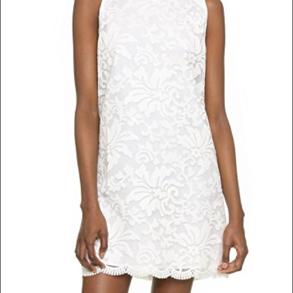 Cupcakes and Cashmere White Slip Dress - Picture 1 of 6